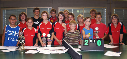 vereinsmeisterschaften 2010 - Die Teilnehmer
